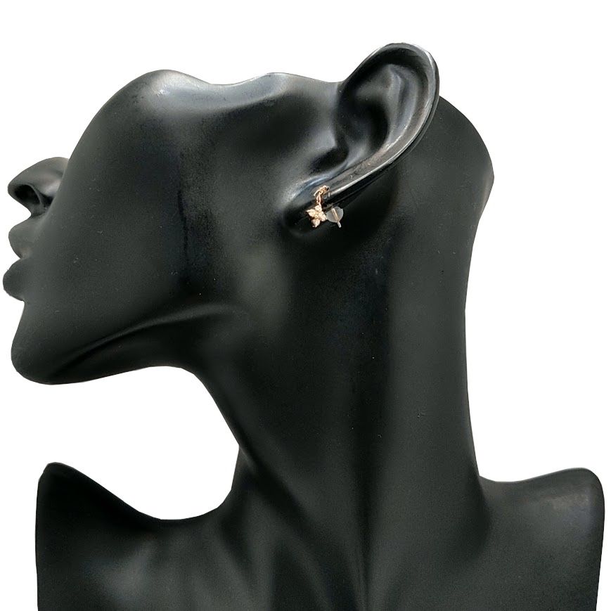 なちゅらる　K18 ダイヤモンド　フラワー　ピアス　【片耳のみ】 なちゅらる K18 ダイヤモンド フラワー ピアス 【片耳のみ