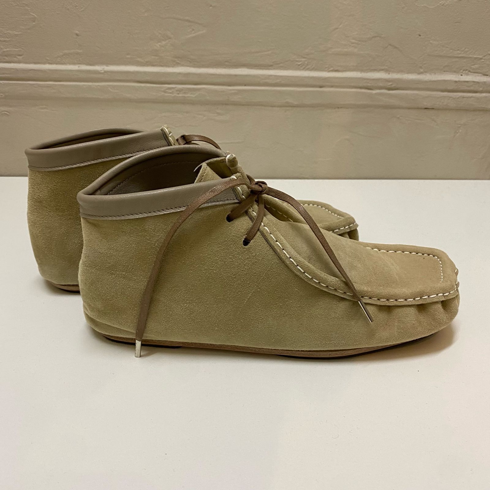 AURALEEオーラリー SUEDE MOCCASIN SHORT BOOTS SIZE 7 【代官山 AURALEEオーラリー SUEDE MOCCASIN SHORT BOOTS SIZE 7 【代官山