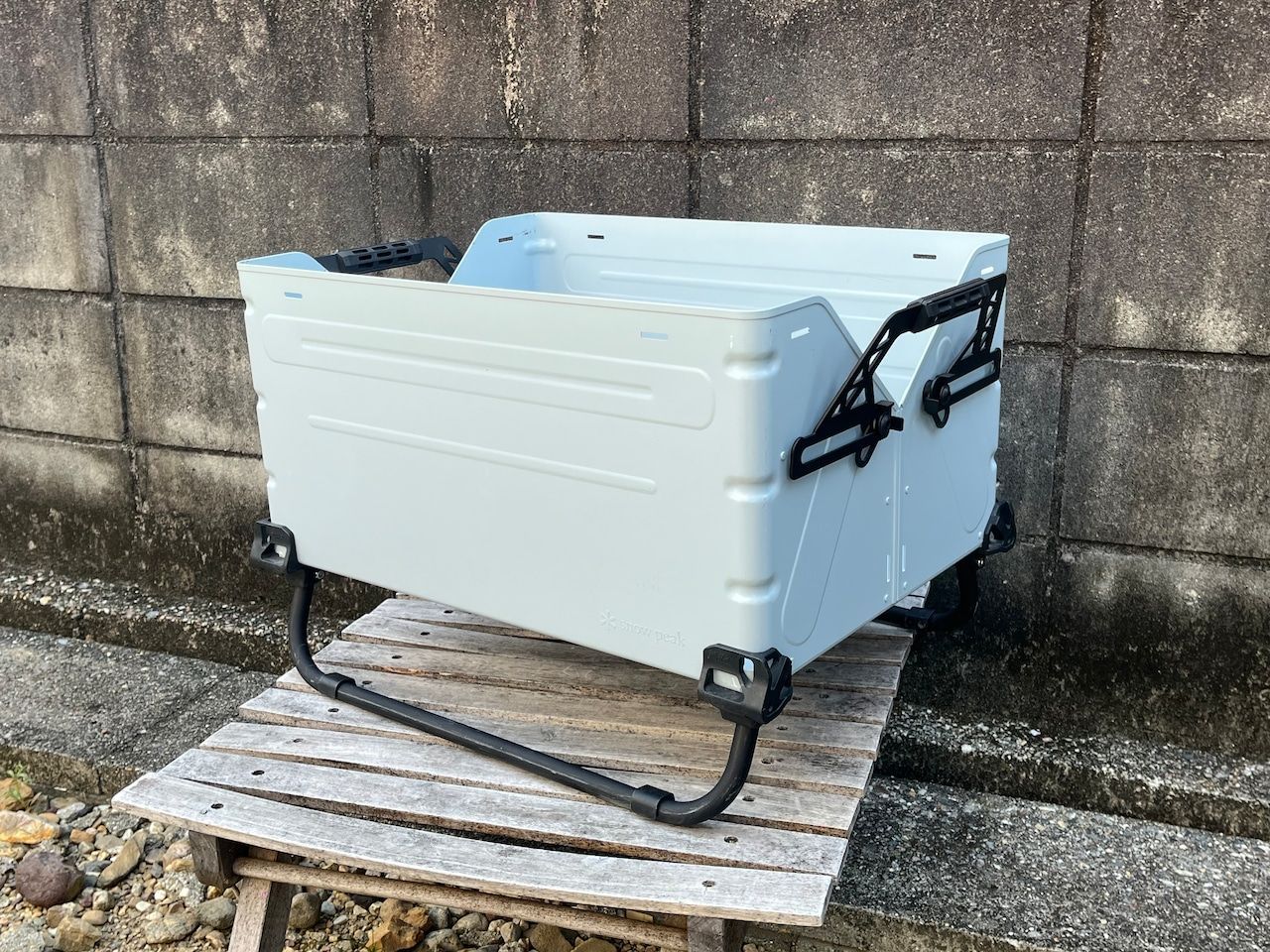 snow peak スノーピーク シェルフコンテナ50 グレー塗装 カスタム