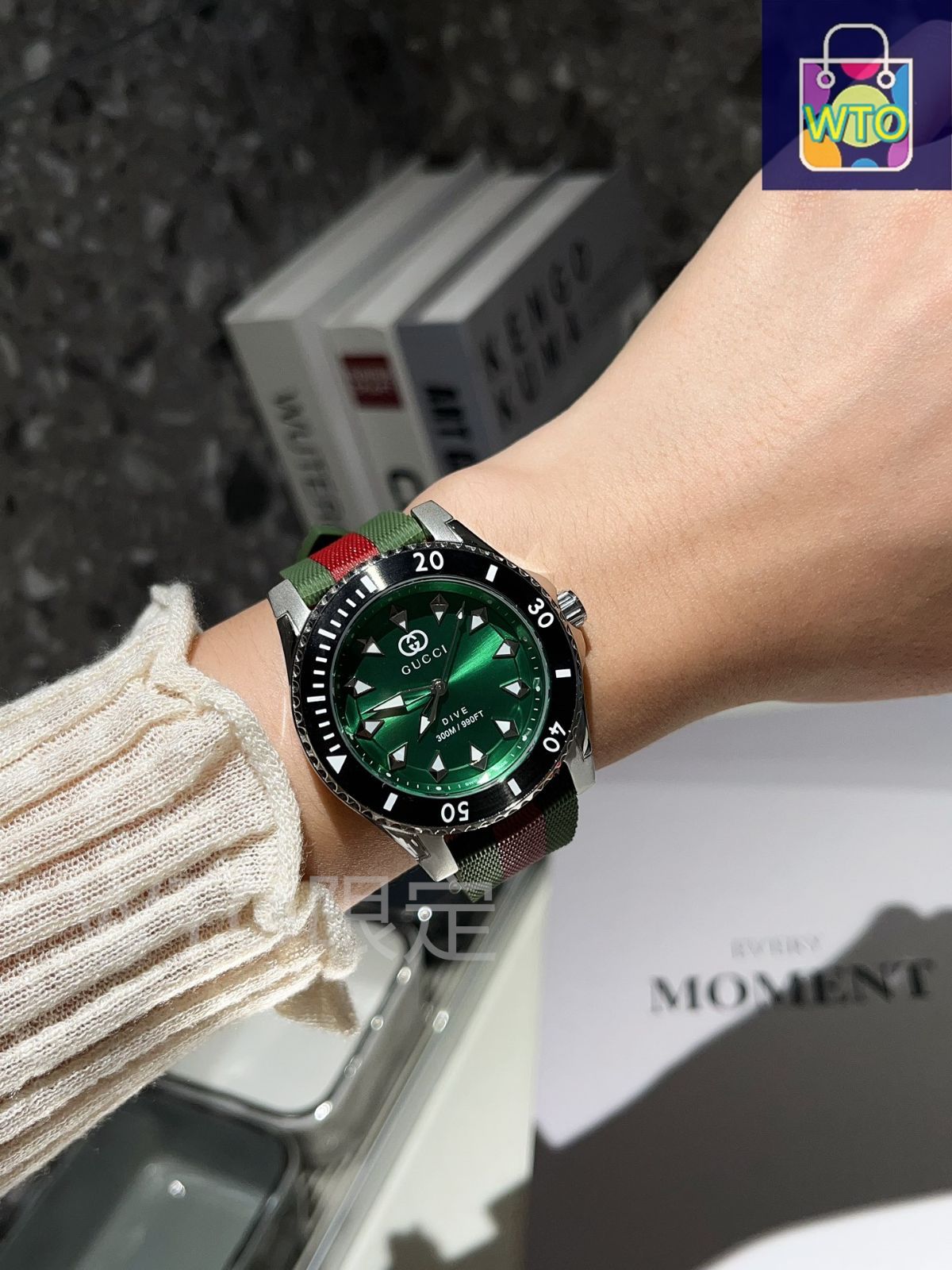 今日WTO】GUCCI グッチ ダイブシリーズ 金属感が強く、スポーツ