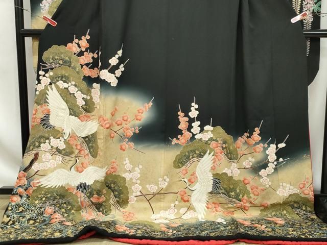 平和屋着物○豪華振袖 流水桜 金銀彩 正絹 逸品 DAAQ3104ps