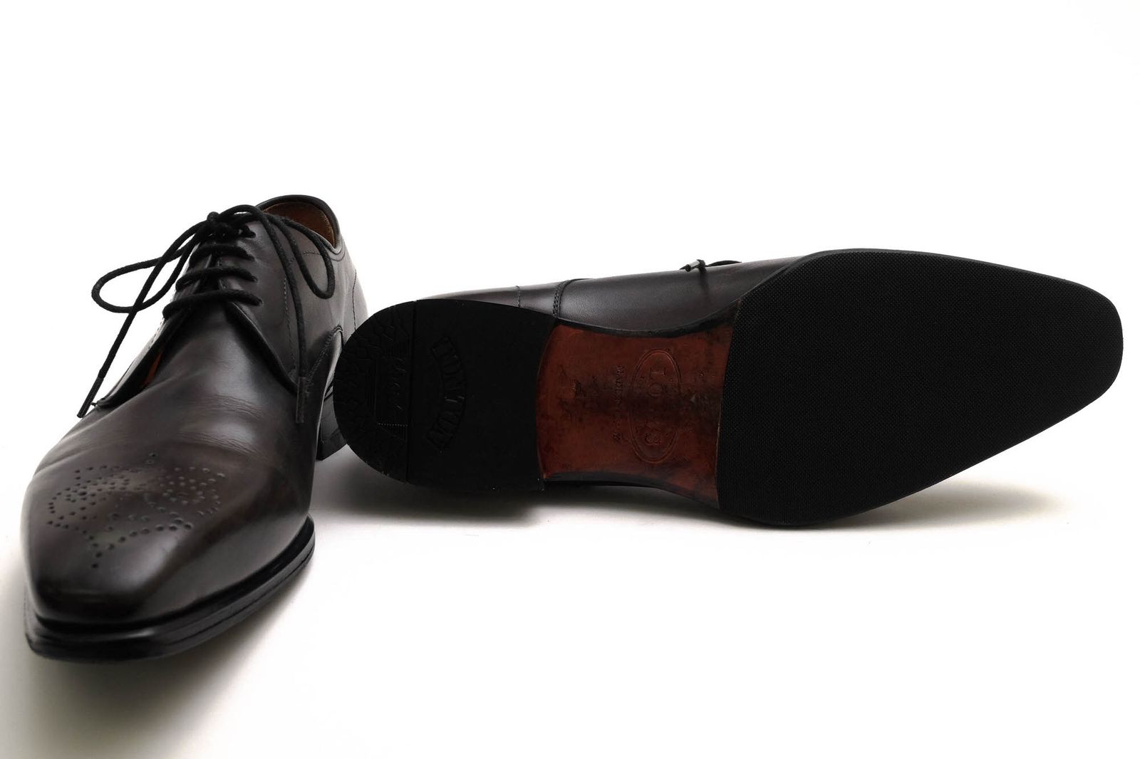 ストレートさのある ロブス LOBB S シューズ ビジネスシューズ 靴 ビジネス メンズ 男性 男性用 レザー 革 本革 グレー 灰色 IMLB2150 メダリオン プレーントゥ マッケイ製法