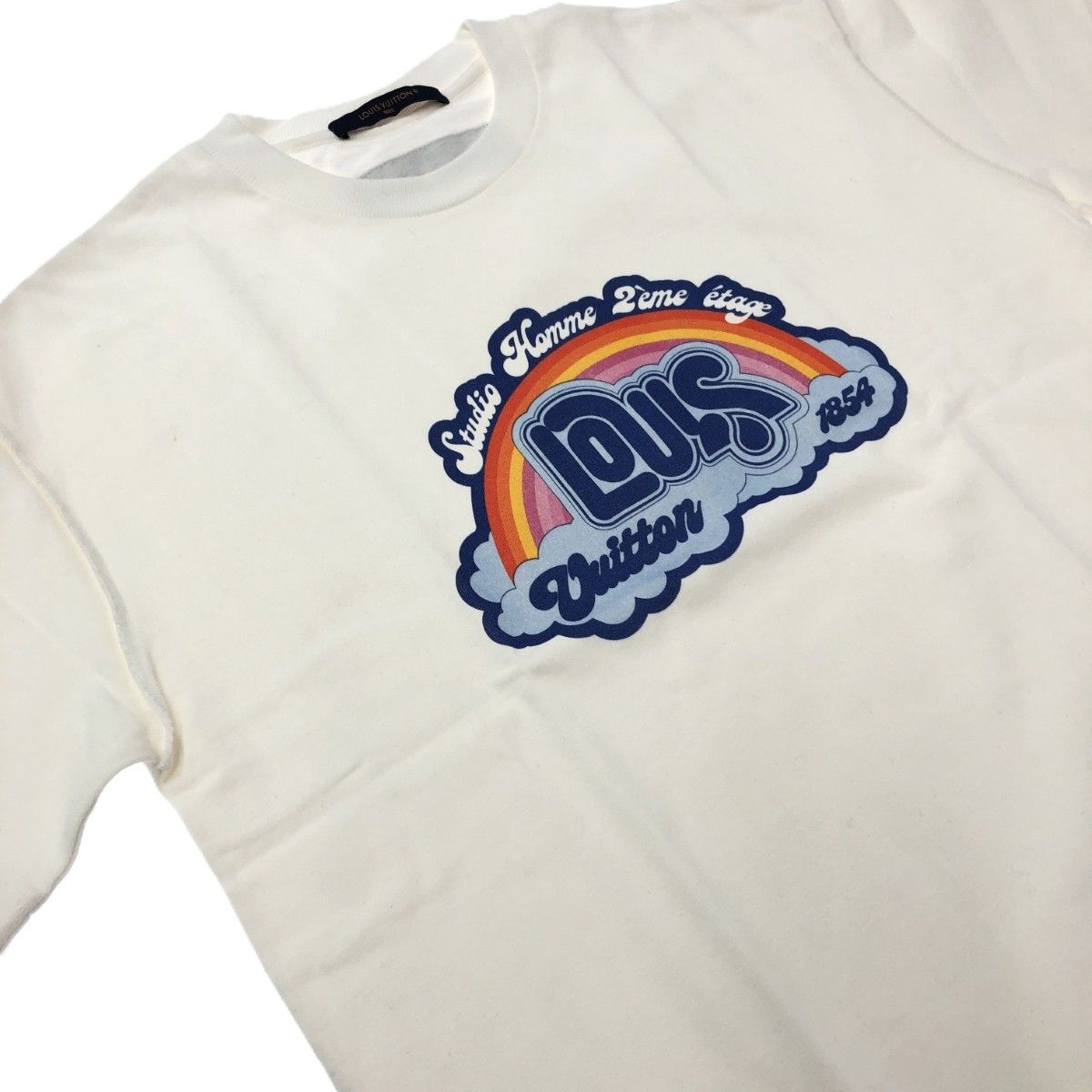 LOUIS VUITTON ルイヴィトン レインボーロゴプリント カットソー