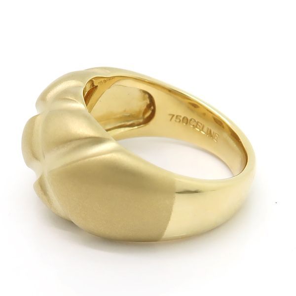 CELINE VINTAGE RING 750 リング K18 イエローゴールド 約12号