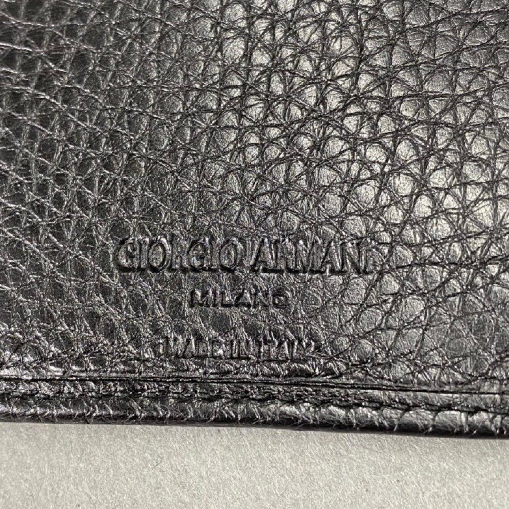 1j22 イタリア製☆ GIORGIO ARMANI ジョルジオアルマーニ 長財布