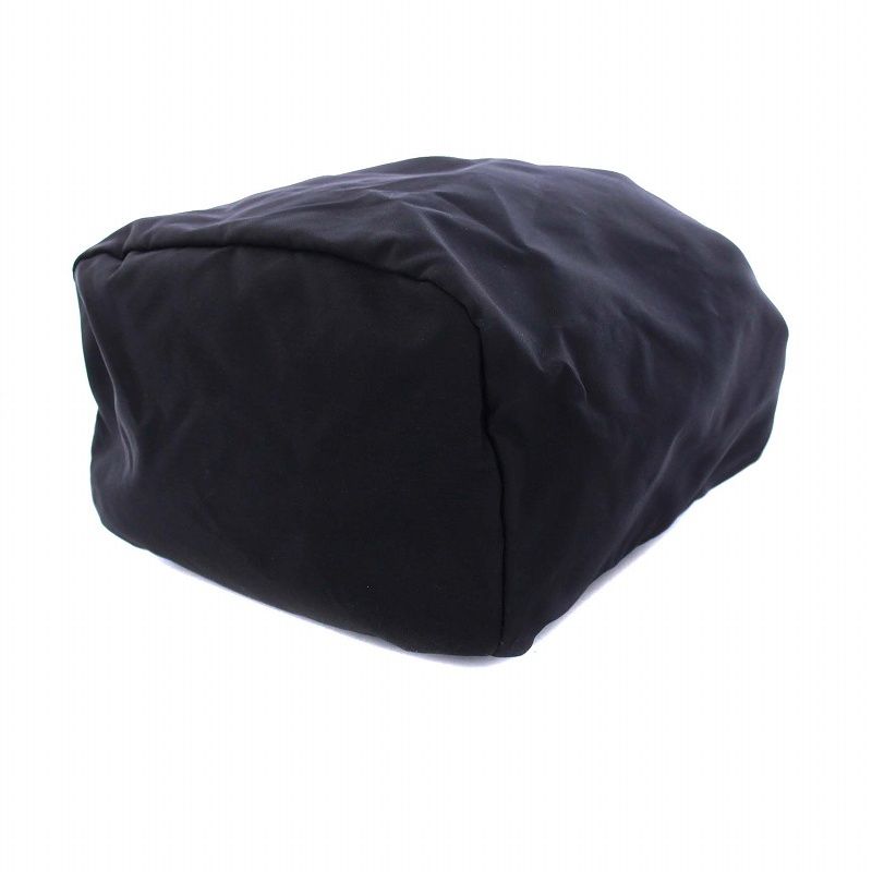 ザッツ zattu LUGUN 2WAY ハンドバッグ ショルダーバッグ 巾着型 ナイロン 黒 ブラック /KH - メルカリ