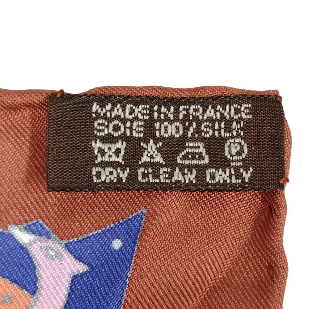 HERMES エルメス シルク スカーフ カレ90 ORS BLEUS DAFRIQUE アフリカ