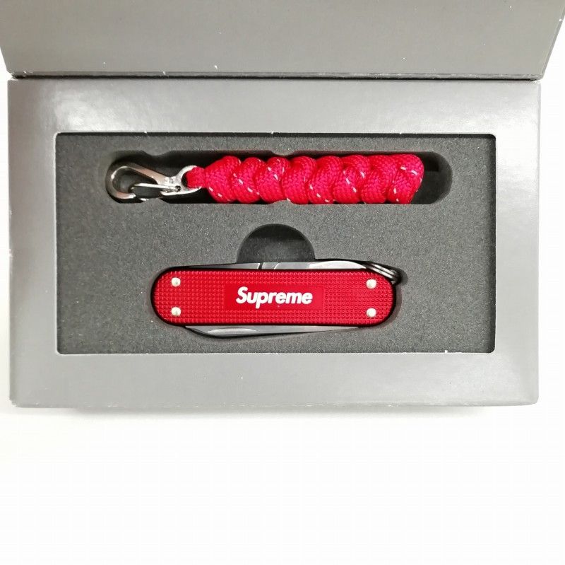 シュプリーム SUPREME VICTORINOX CLASSIC ALOX KNIFE RED 19SS ビクトリノックス クラシック 折りたたみ ナイフ  レッド - メルカリ