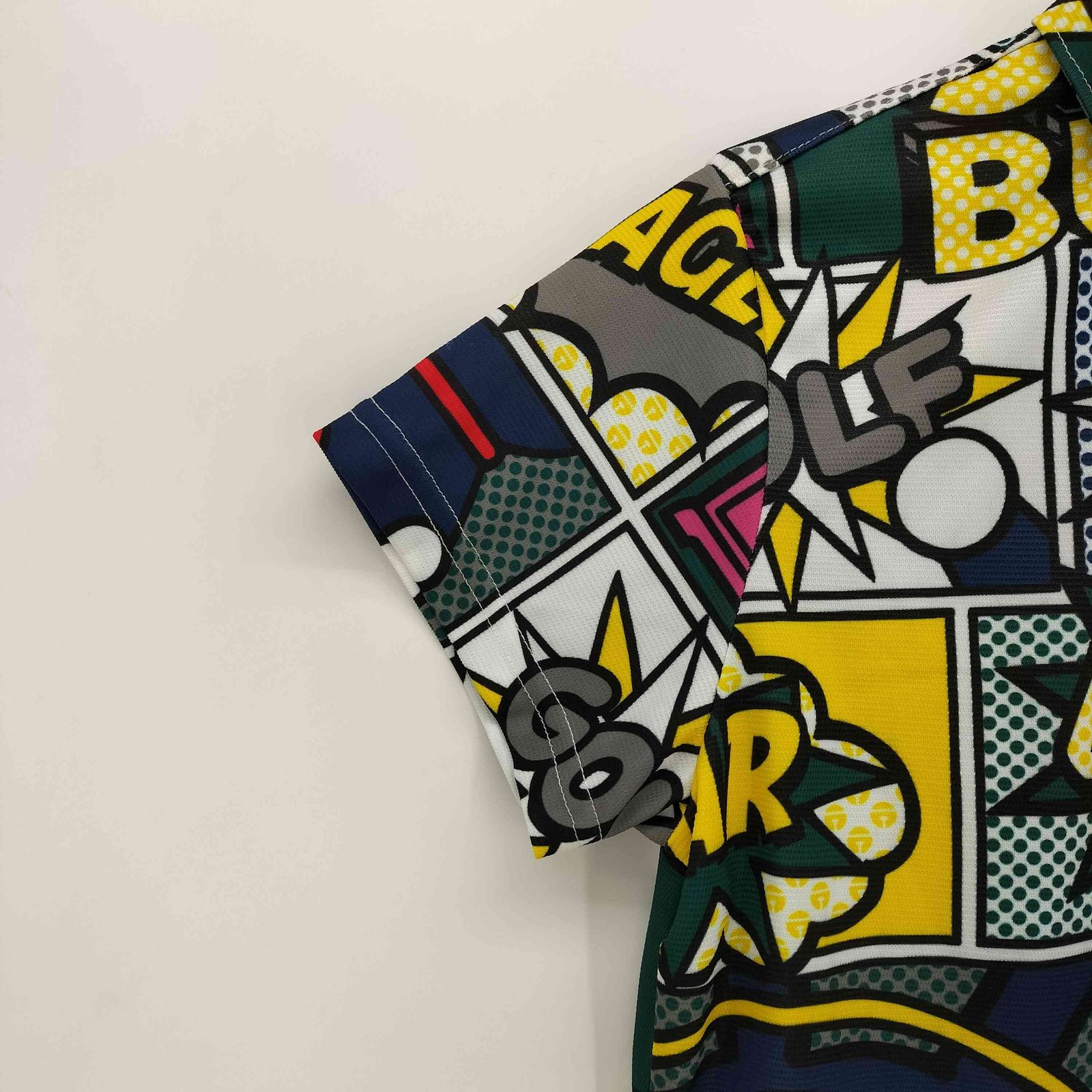 サイズ：2 Jack Bunny!! ポロシャツ コミック柄 総柄 カラフル ゴルフ