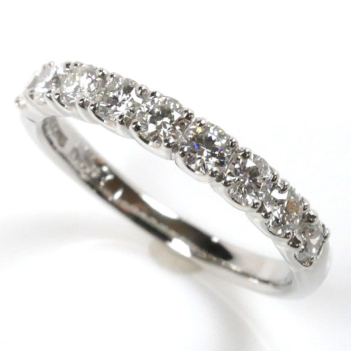 ヴァンドーム ハーフエタニティ プラチナ ダイヤ リング 0.23ct 7号 