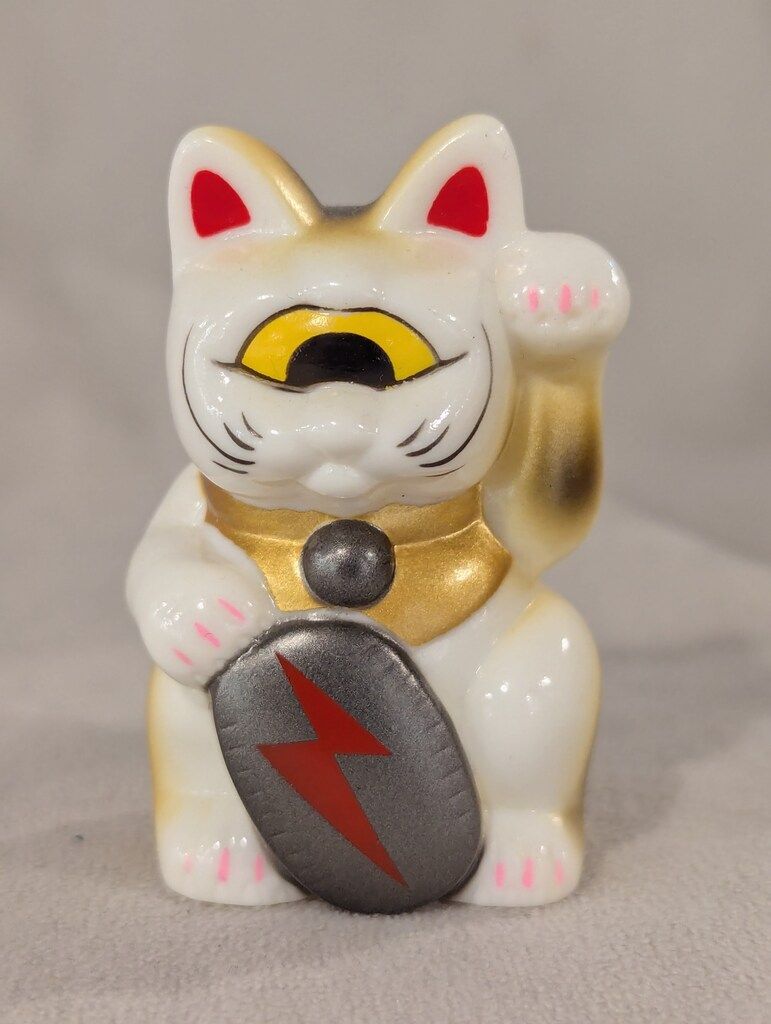 REALHEAD リアルヘッド フォーチュンキャットベイビー グリーン ソフビ