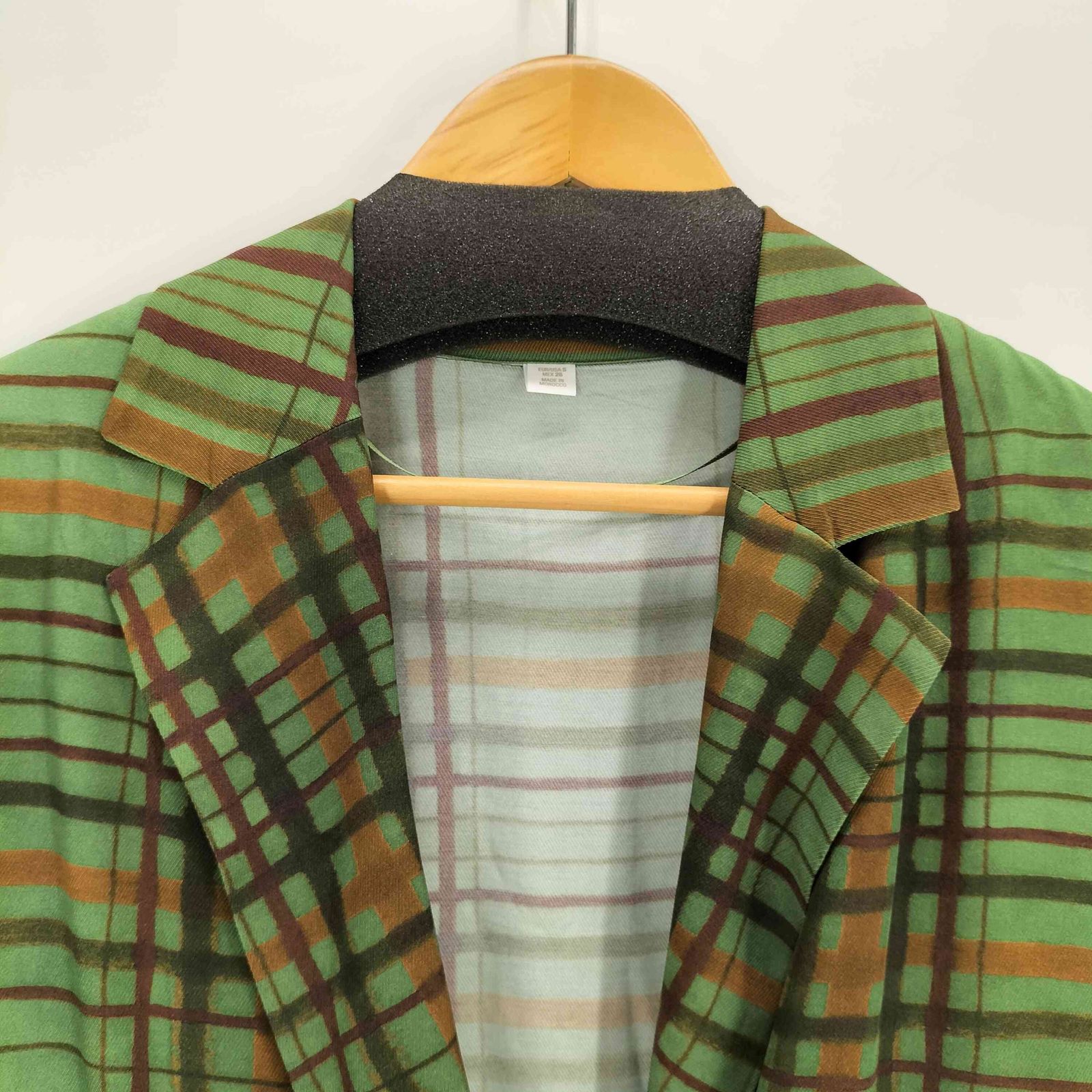 【未使用】ZARA zw collection フルイドジャケット ザラ ZARA ZW COLLECTION フルイド チェック柄ブレザー
