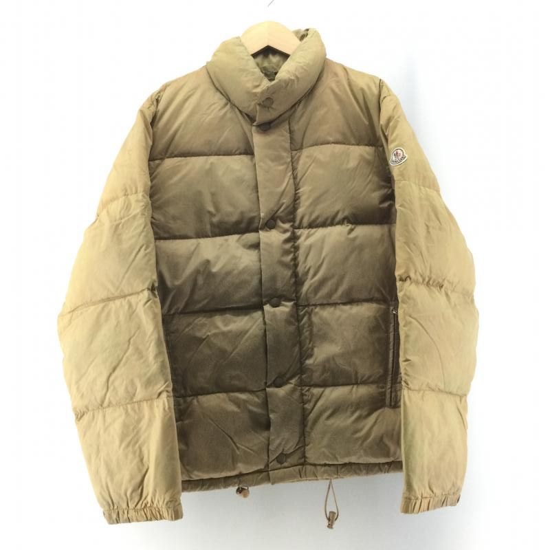 【中古】MONCLER ダウンジャケット ベージュ サイズ2 41313-50-68950 状態考慮　モンクレール[24]