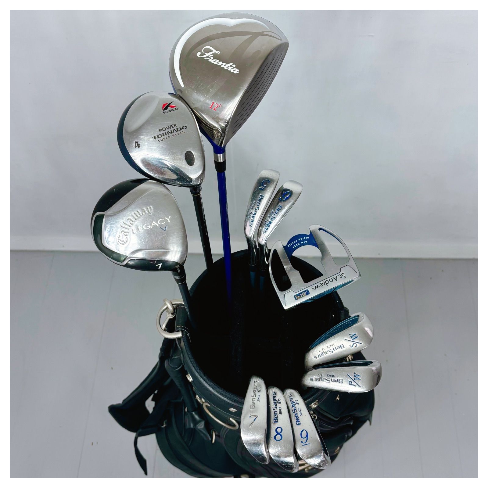 本格派 レディースゴルフクラブ 11本 フルセット TRUSSARDI Ben Sayers キャロウェイ LEGACY ゴルフ Kasco