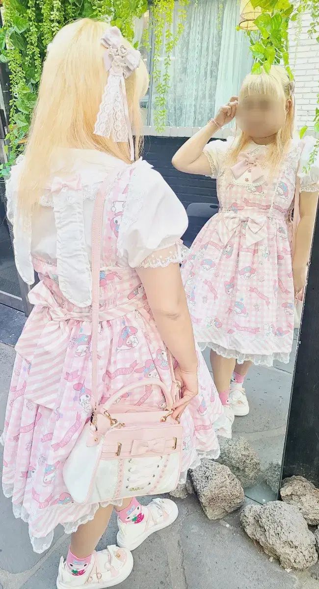 マイメロディ ジャンパースカート