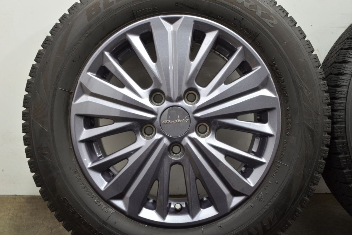 バリ溝】ホンダ フリード 純正 モデューロ 15in 5.5J +49 PCD114.3 
