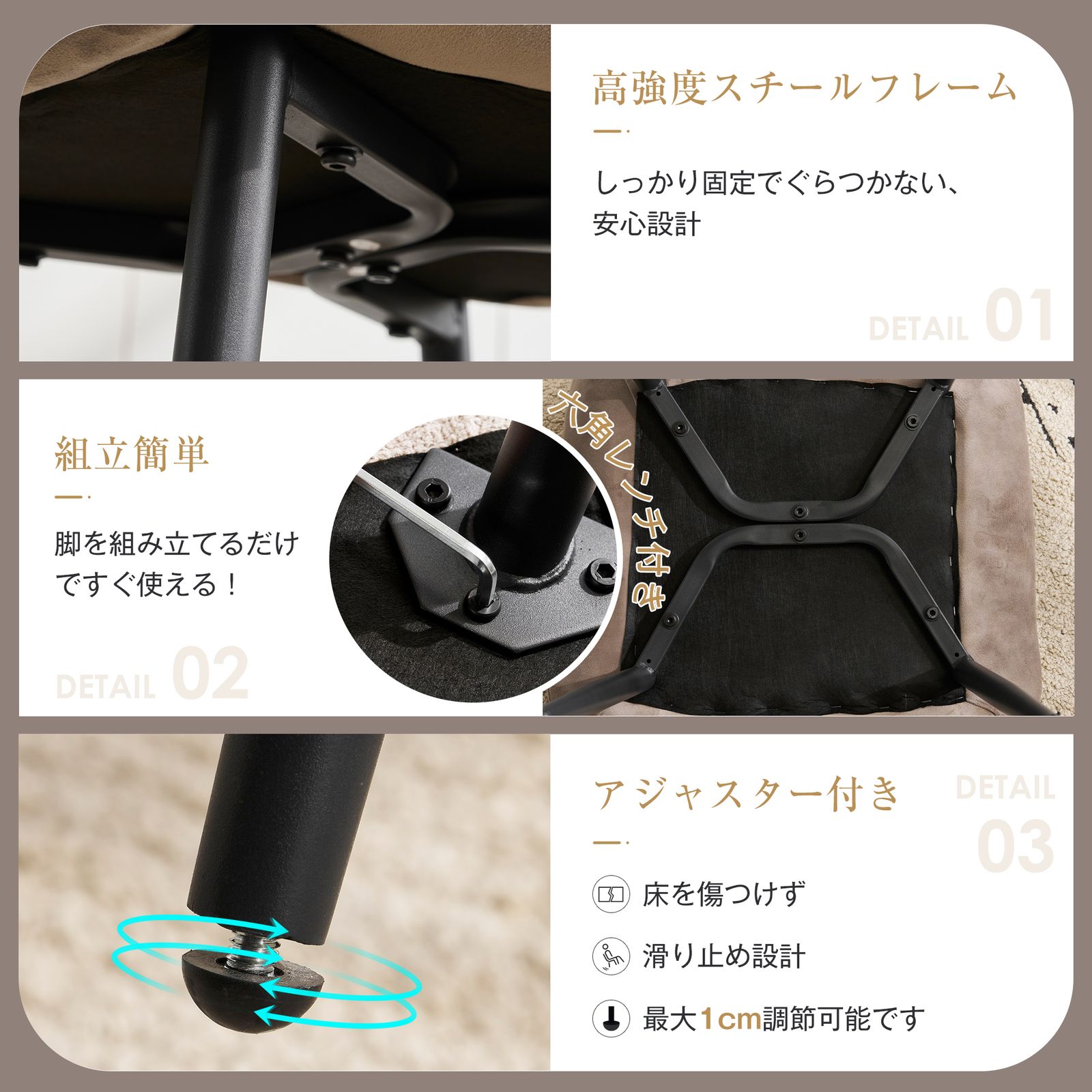 新入荷」全新品 【2脚】ダイニングチェア 椅子 ベルベット座面