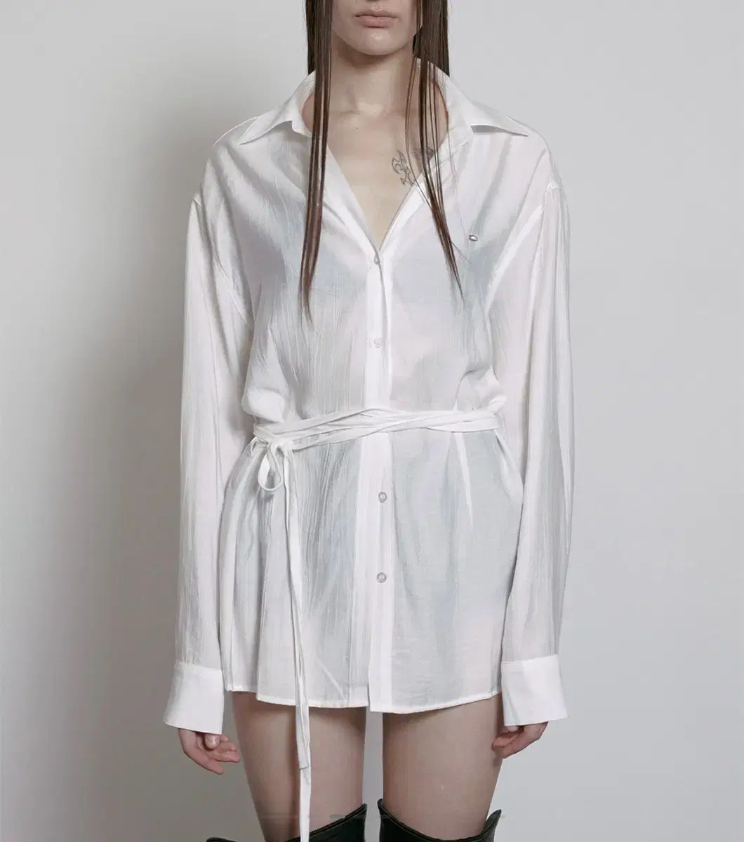 BOHEMSEO(ボヘミアンソウル) WAIST STRAP LOOSE ー FIT SHIRT