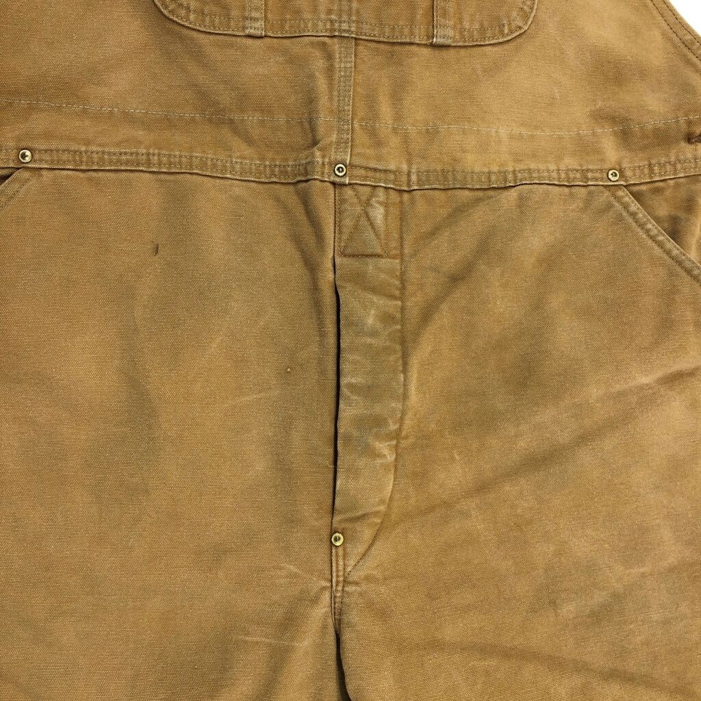 90年代 USA製 Carhartt カーハート ダック ダブルニー ビブ