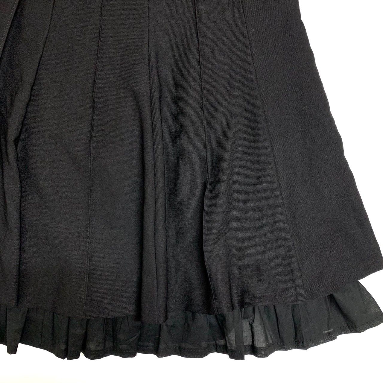 SCOT CLUB ブラック 9号 SCOT CLUB】スコットクラブ/タックデザインスカート/9号