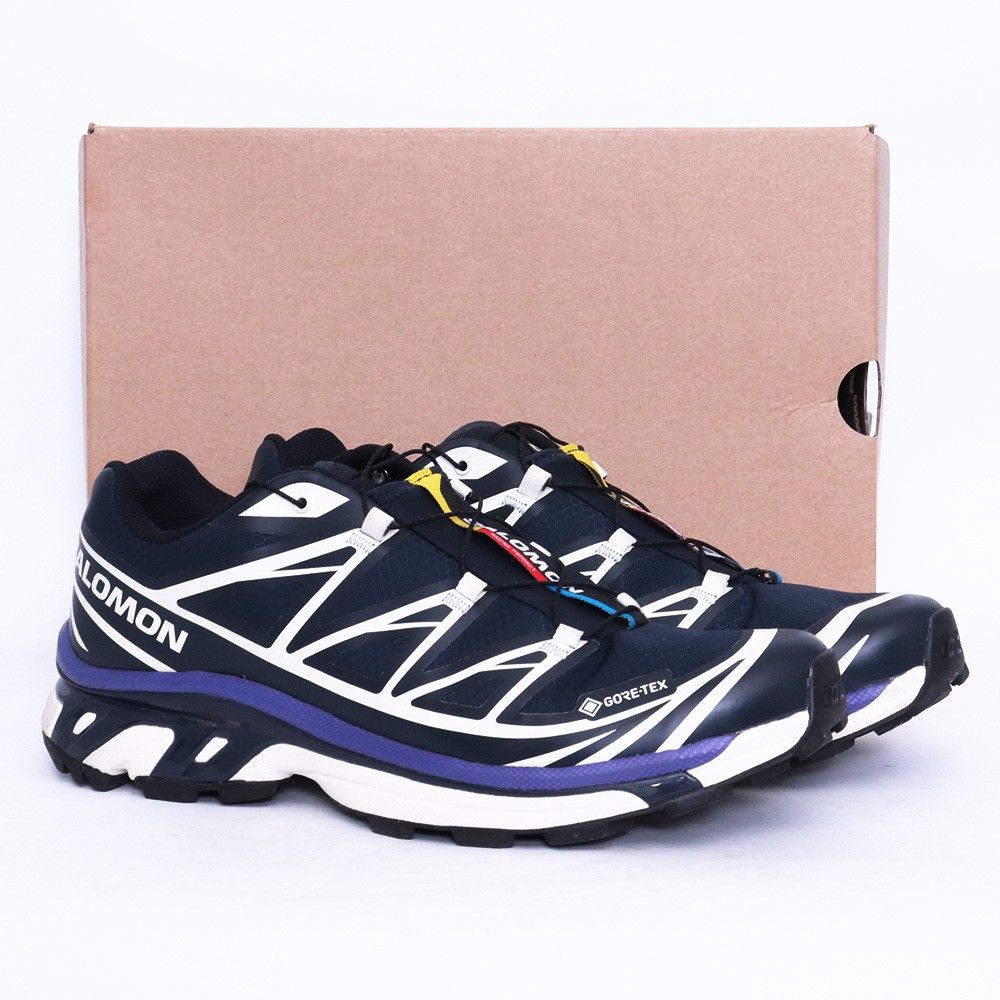 28cm SALOMON XT-6 GORE-TEX ローカットスニーカー ネイビー 477325