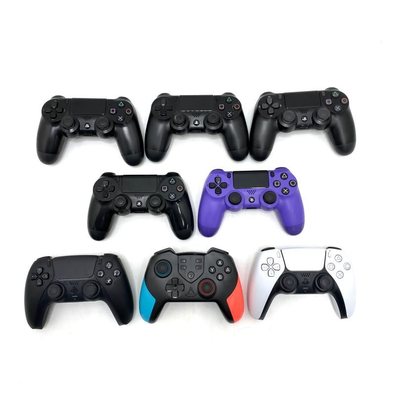 中古】ｹﾞｰﾑOP）【ｼﾞｬﾝｸ】ｺﾝﾄﾛｰﾗｰ8台まとめｾｯﾄ PS5×2 PS4×5 Switch