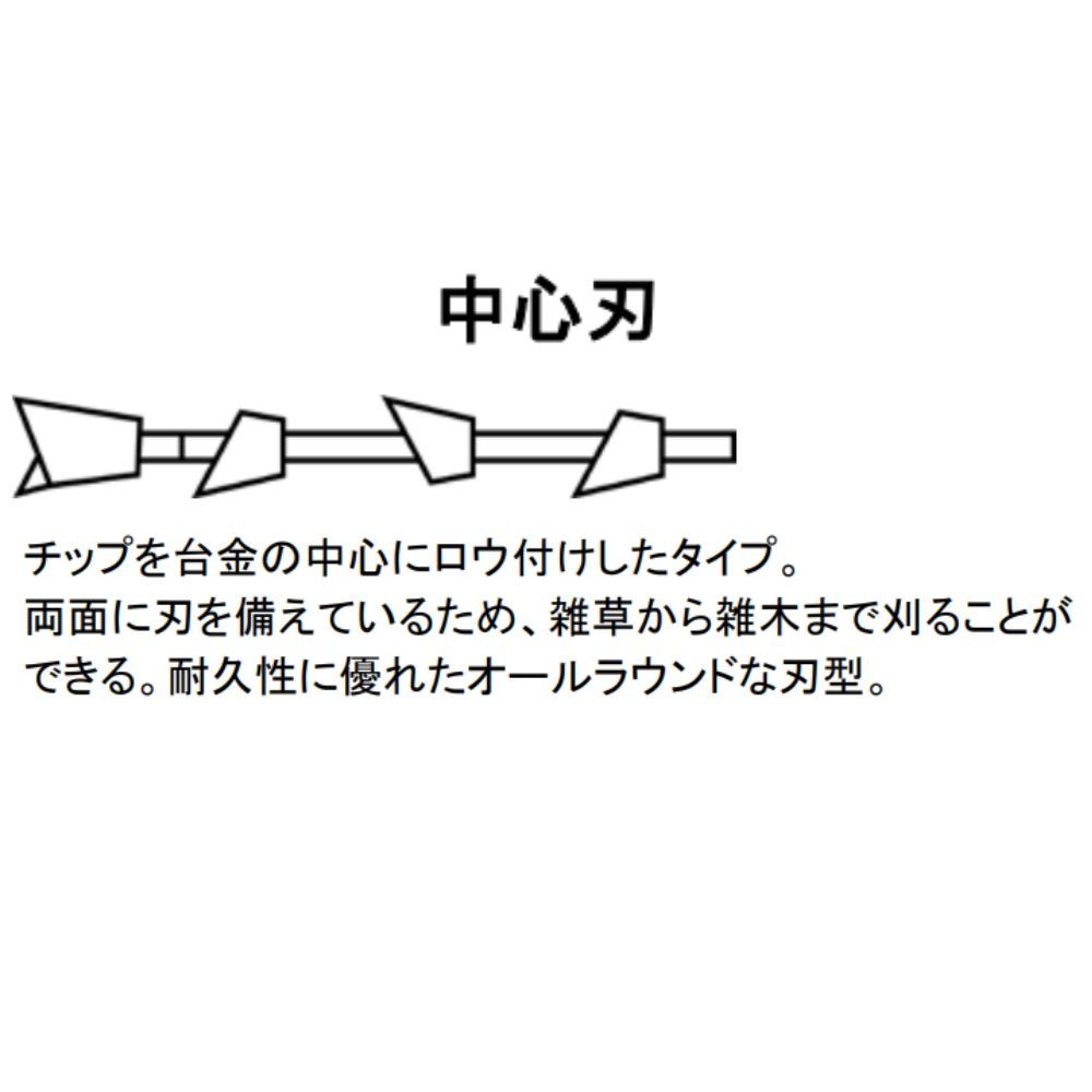 バクマ工業 草刈機用 チップソー 替刃 草刈王 ビスタ 30枚刃 230mm 255mm 選択可 5枚セット - メルカリ