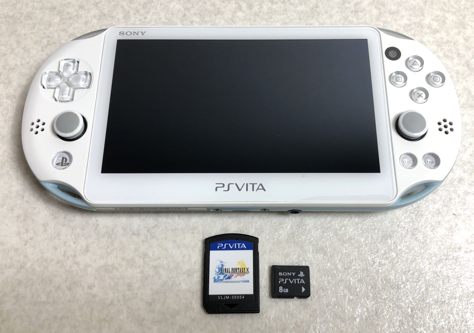 DH912 ソニー PS Vita 本体 PCH-2000 ファイナルファンタジーⅩ ソフト メモリーカード セット SONY