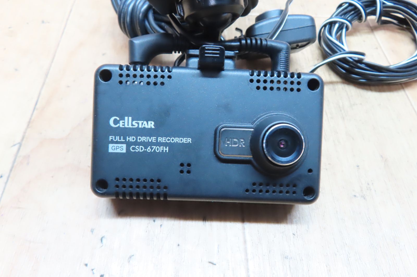 ドライブレコーダー セルスター 前後2カメラのフロントカメラ CS-91FH