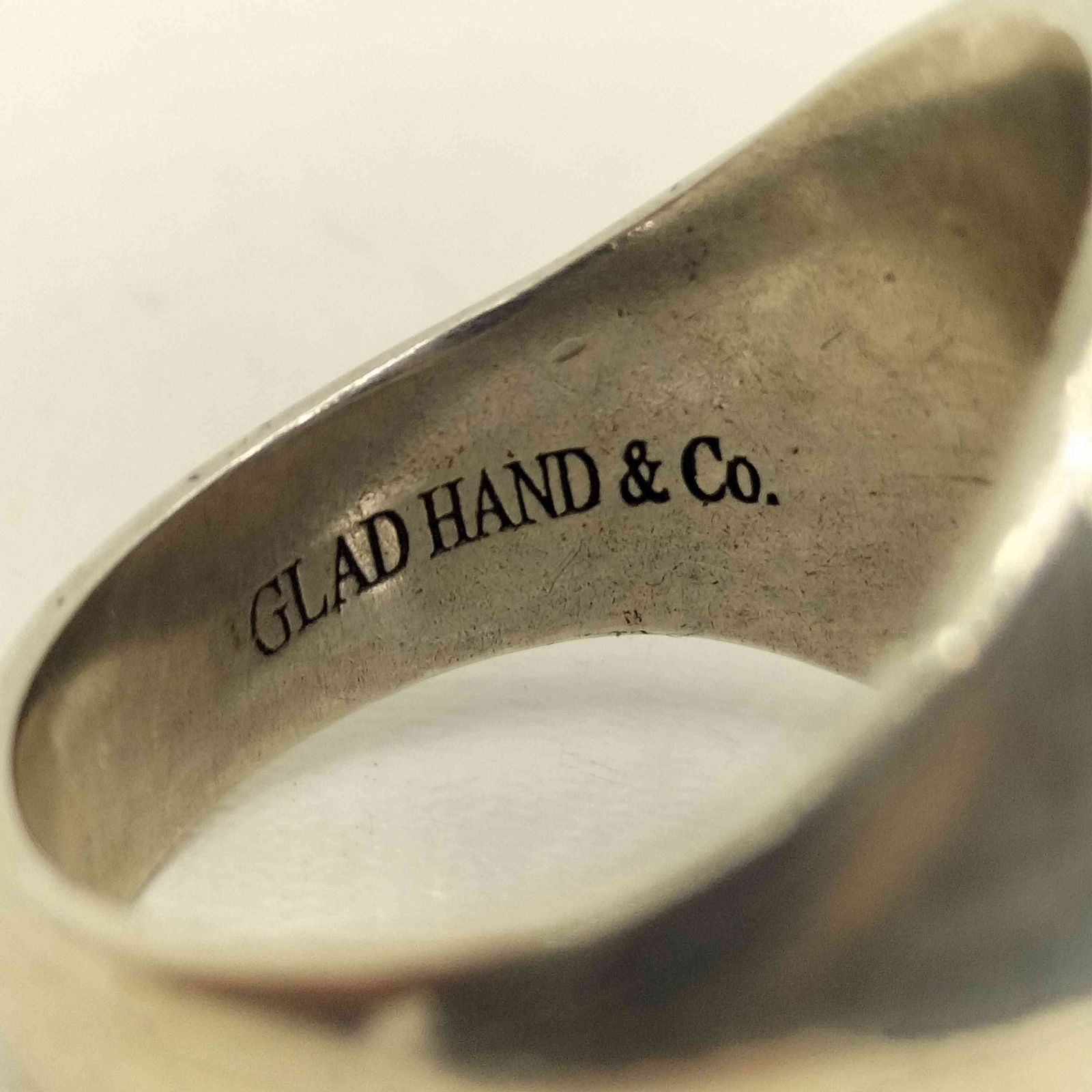 グラッドハンド GLADHAND BUTTON RING HAT シルバーリング メンズ 13号