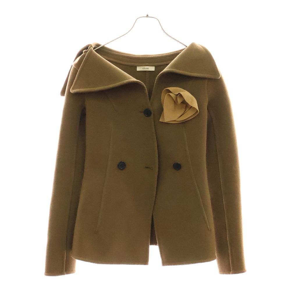 CELINE フィービー期 ジャケット カーキ CELINE (セリーヌ) フィービー期 ウール フォールドオーバーカラー
