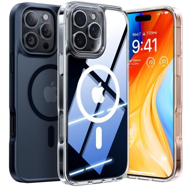 TORRAS iPhone16ProMax用ケース Magsafe対応 TORRAS iPhone 16 Pro Max 用 ケース 【米軍耐黄変・Magsafe対応