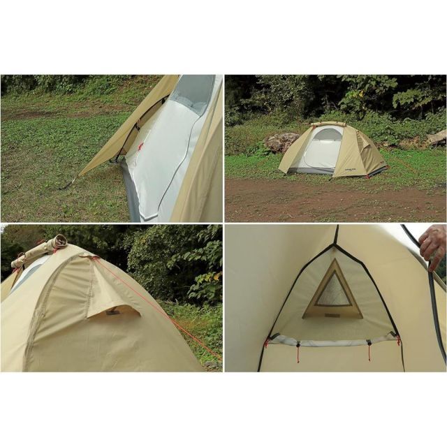  キャプテンスタッグ トレッカー ソロテント UV カーキ UA 71 テント 簡単設営 快適 本格的 収納バッグ付 キャンプ アウトドア CAPTAIN STAG ツーリングテント テント シェルター