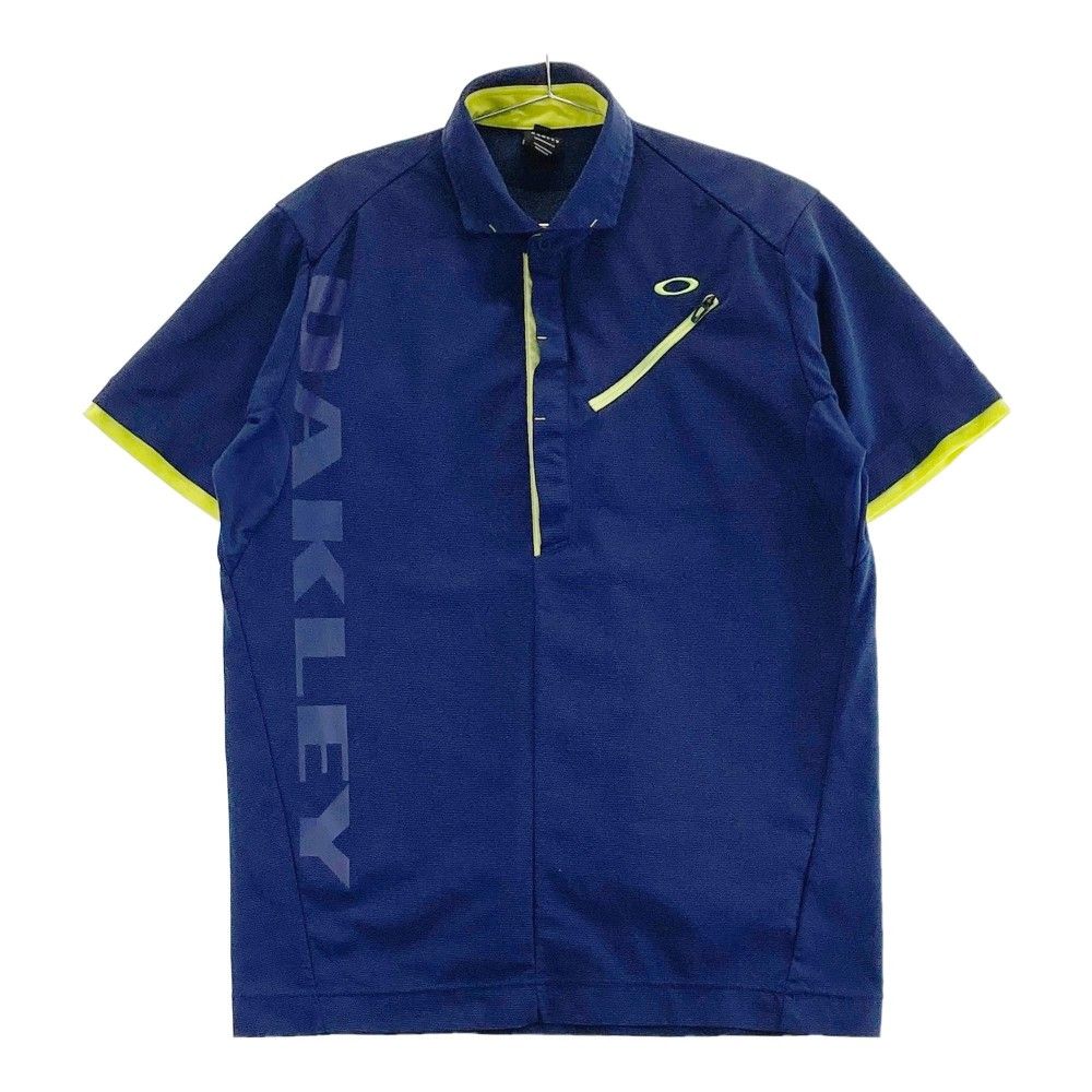 サイズ：2XL OAKLEY オークリー  半袖ポロシャツ  ネイビー系 [240101317842]# ゴルフウェア メンズ ストスト