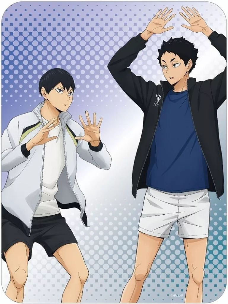 [Used] Mouse Pad Tobio Kageyama & Keiji Akaashi Collectible Mouse Pad “Haikyu!!”