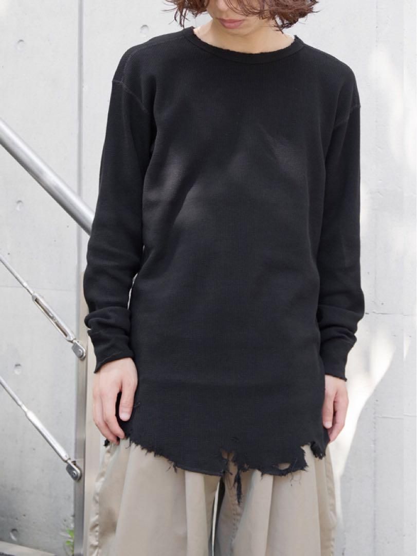 ANCELLM ガーデン トップス カットソー Tシャツ ブラック 2