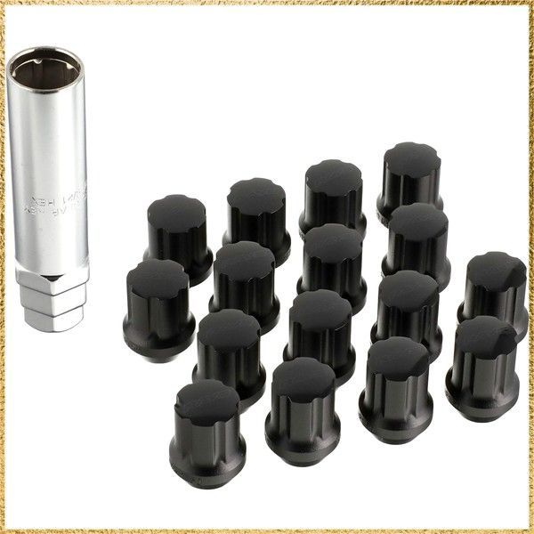 彡 でお届け 彡 RAYS レイズ ジュラルミンナットセット ギアタイプ ショート M12X1.5 BK ブラック 16個セット 74012000001BK