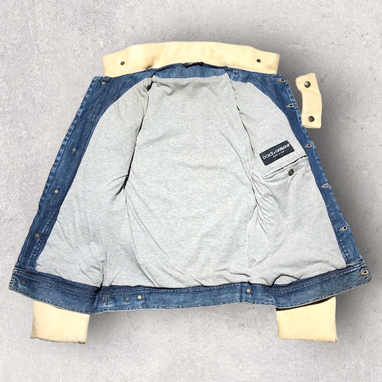 Dolce & Gabbana(ドルチェ＆ガッバーナ) 90'sハラコ切替デニム