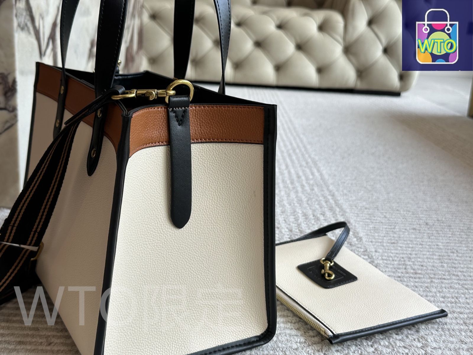 今日特価】Coach コーチ ショッピングバッグ 高級感が強い-WTO