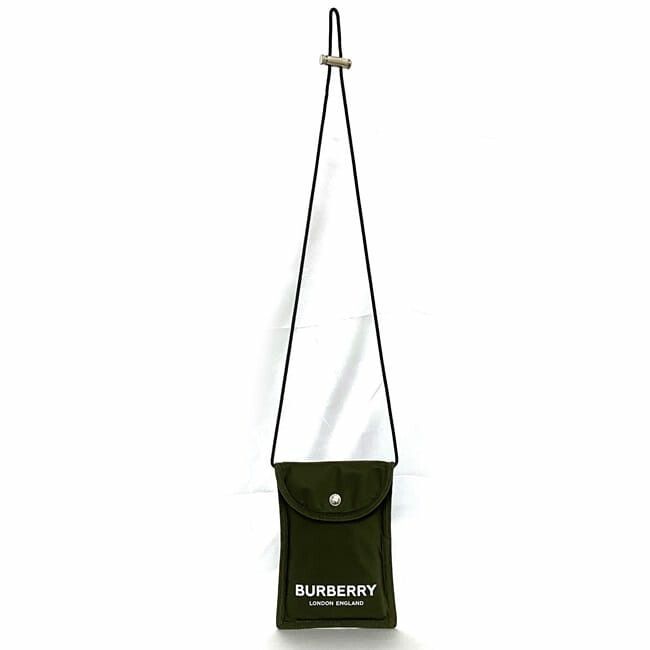 Burberry サコッシュ バーバリー サコッシュ ショルダーバッグ カーキグリーン 美品