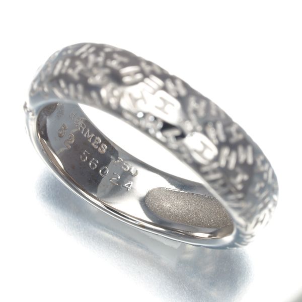 エルメス リング トゥーブー 52号 K18WG #175879 - メルカリ 