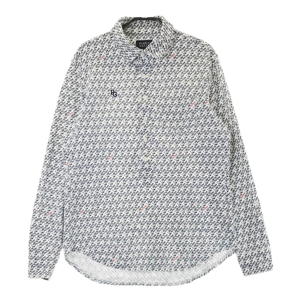 美品】PEARLY GATES ×PEANUTS長袖ポロ スヌーピー 総柄 0 【公式通販】