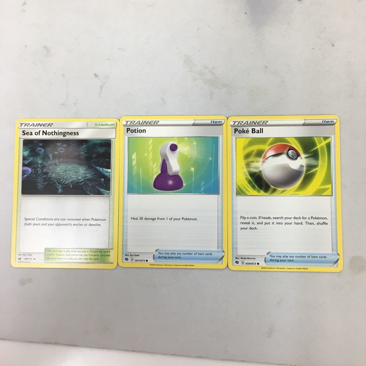 バーゲンで ア1 きずぐす 虚ろの海 3枚 英語版 海外 旧裏面 ポケモンカード ポケモンカードゲーム