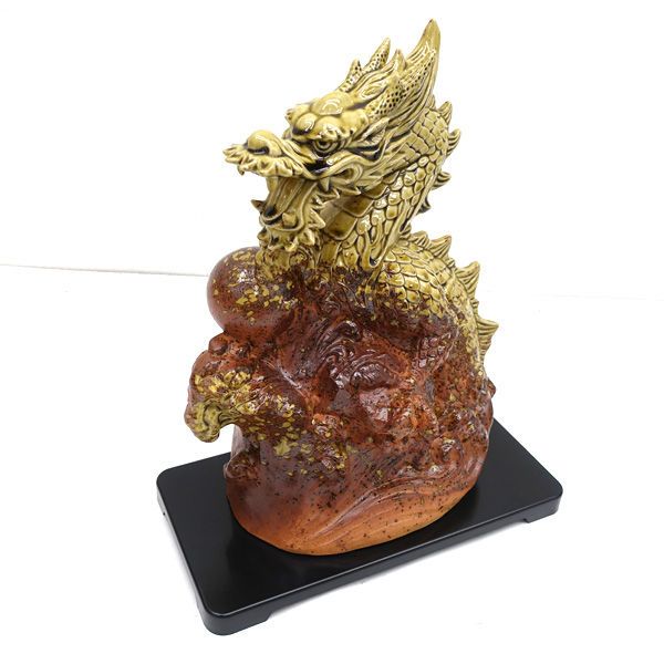開運 龍 龍神 龍置き物 陶器製（信楽焼） 【公式通販】