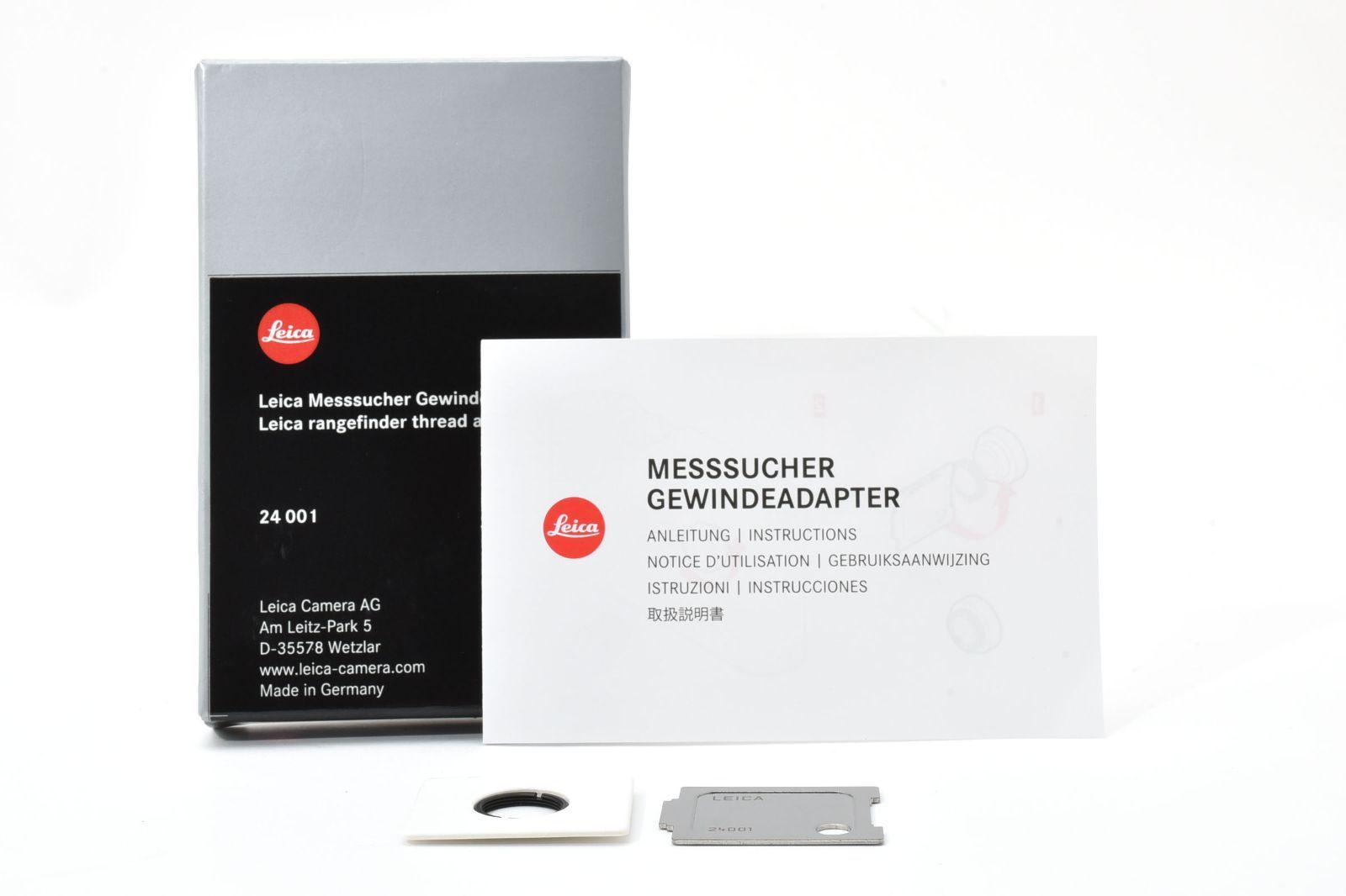 級 ライカ Leica M10用 ファインダー用ネジアダプター 24001 元 き 送料350円 9P11A510027