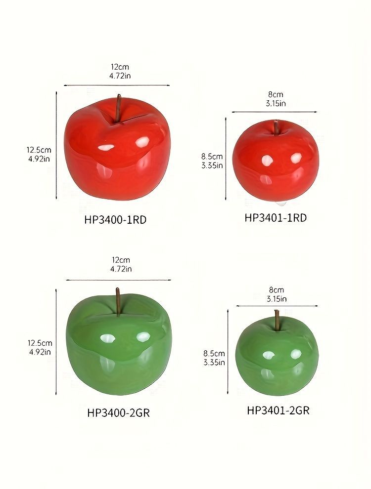 オブジェ 置物 ガーデンオーナメント リンゴ りんご 2個セット 青りんご 赤リンゴ ガーデニング インテリア フルーツ 果物 室内 屋内 インテリア雑貨 玄関 リビング ダイニング インテリア小物 セラミック