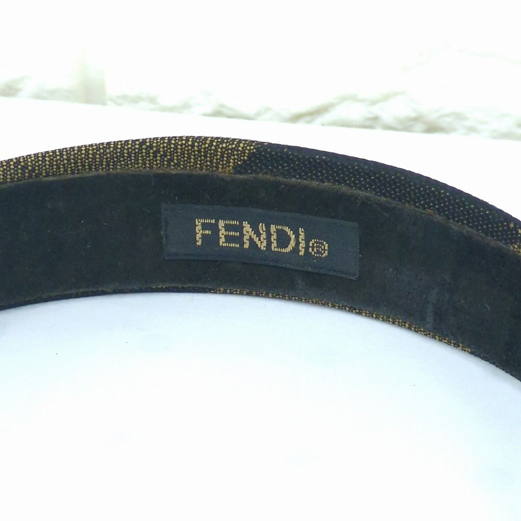 FENDI フェンディ カチューシャ ペカン柄 ヘアアクセサリー 楽天市場】FENDI フェンディ ヘアバンド カチューシャ ズッカ柄