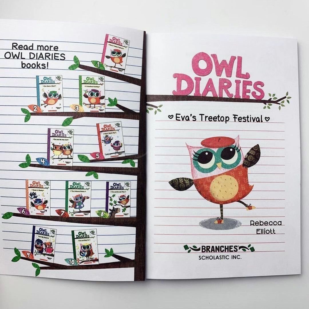 在庫処分 owl diaries 12冊 マイヤーペン対応 英語絵本 フクロウ