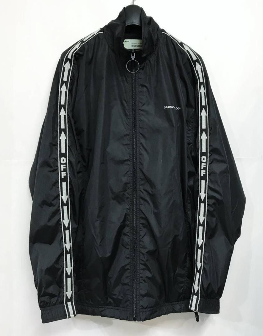 イタリア製 off-white|オフホワイト Nylon Track Jacket イタリア製 off-white|オフホワイト Nylon Track Jacket