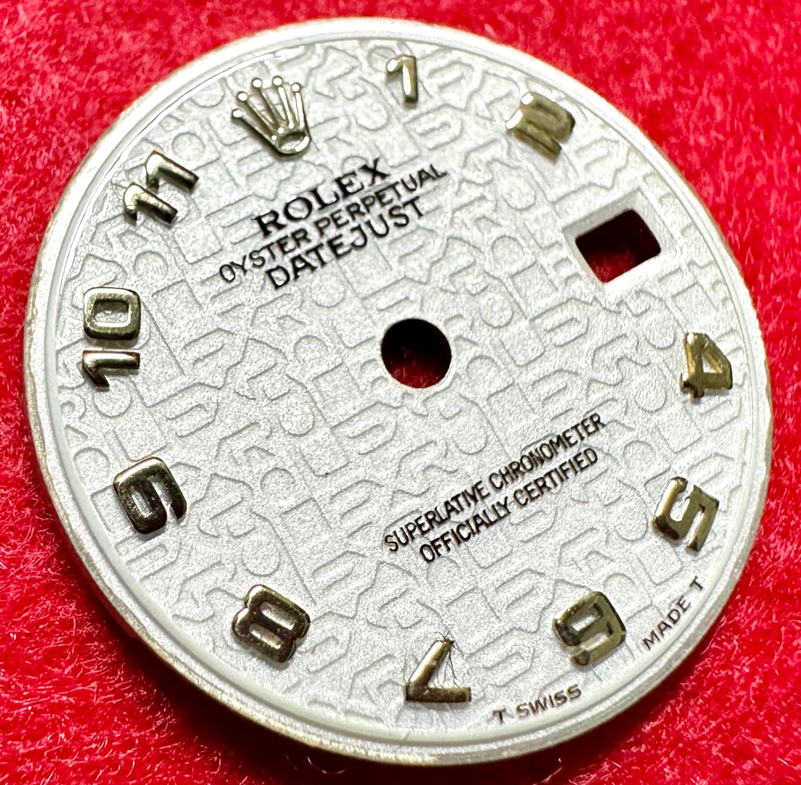 ロレックス　デイトジャスト用純正文字盤 純正パーツ ROLEX ロレックス デイトジャスト 文字盤 コンピューター